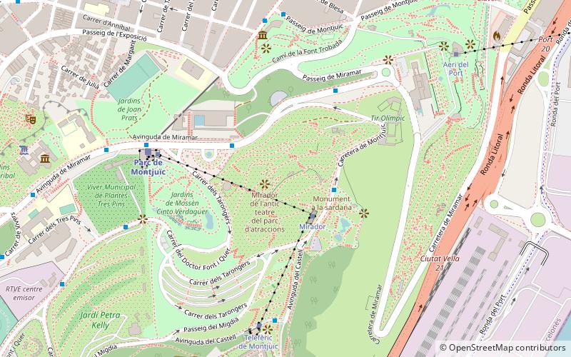 Jardins de Joan Brossa location map