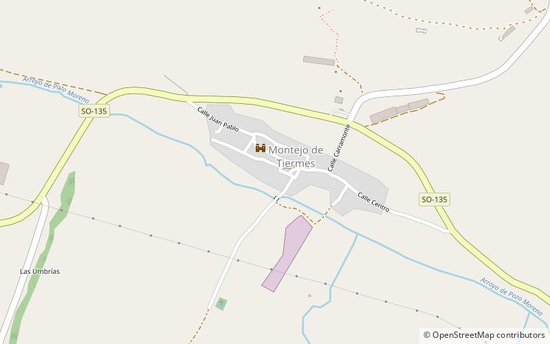 Montejo de Tiermes location map
