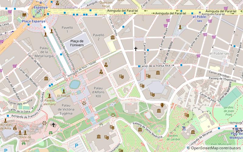 Barcelona Teatre Musical location map