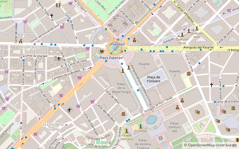 Palacio de la Metalurgia location map