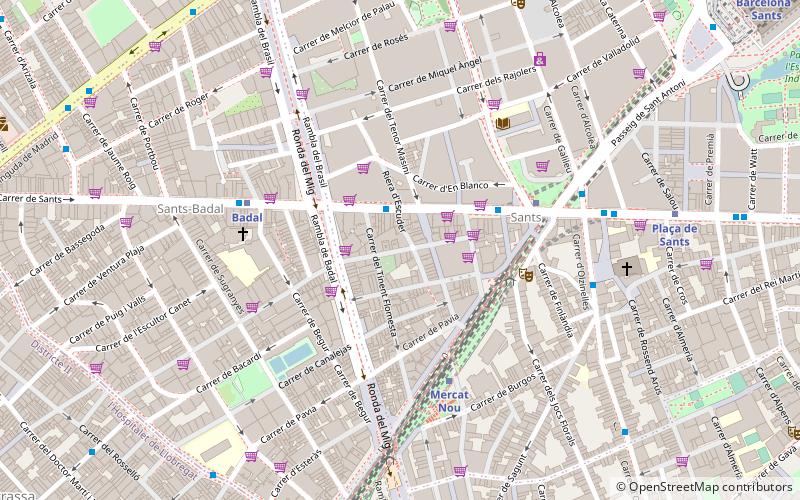 Calle de Sants location map