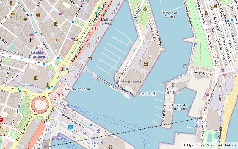 Royal Barcelona Maritime Club location map