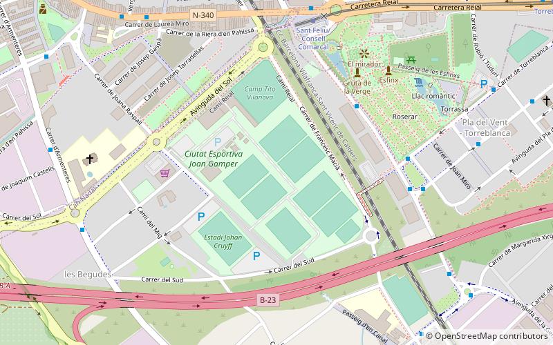 Ciudad Deportiva Joan Gamper location map