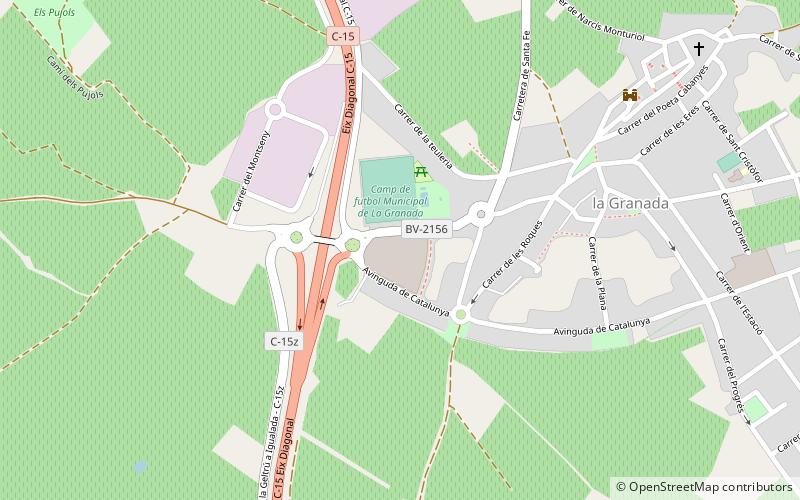 centre civic la granada location map