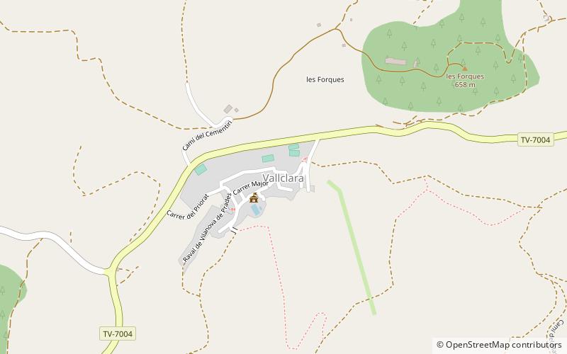 Vallclara location map