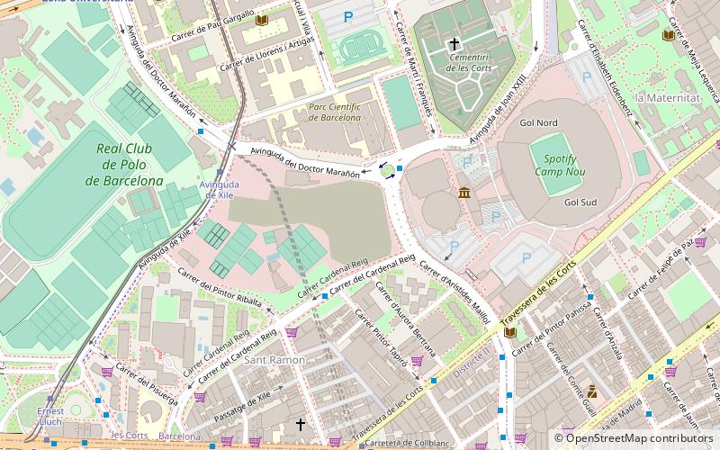 Mini Estadi location map