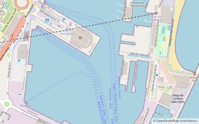 Port Vell location map