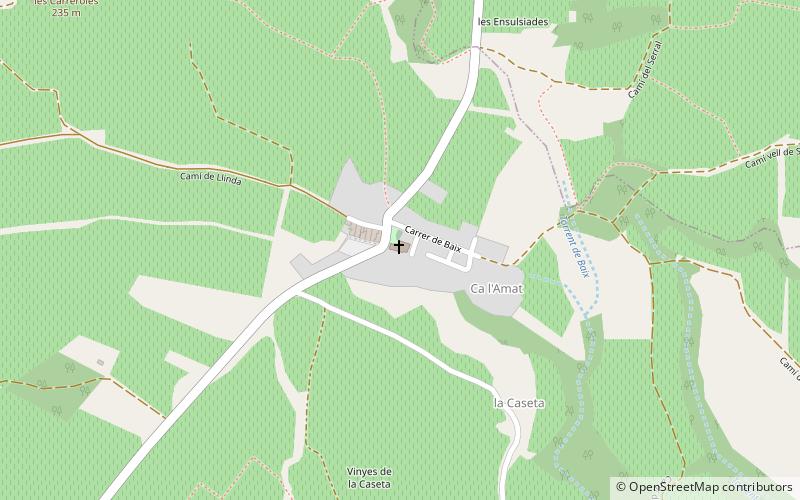 Sant Sebastià dels Gorgs location map