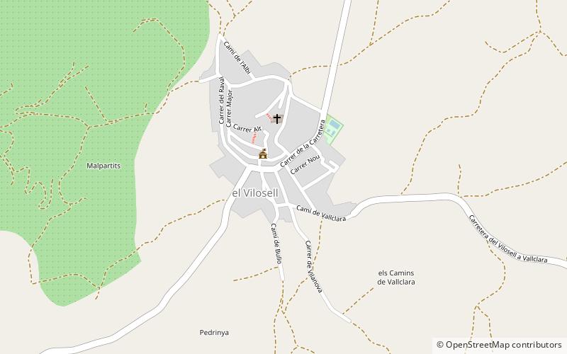 El Vilosell location map