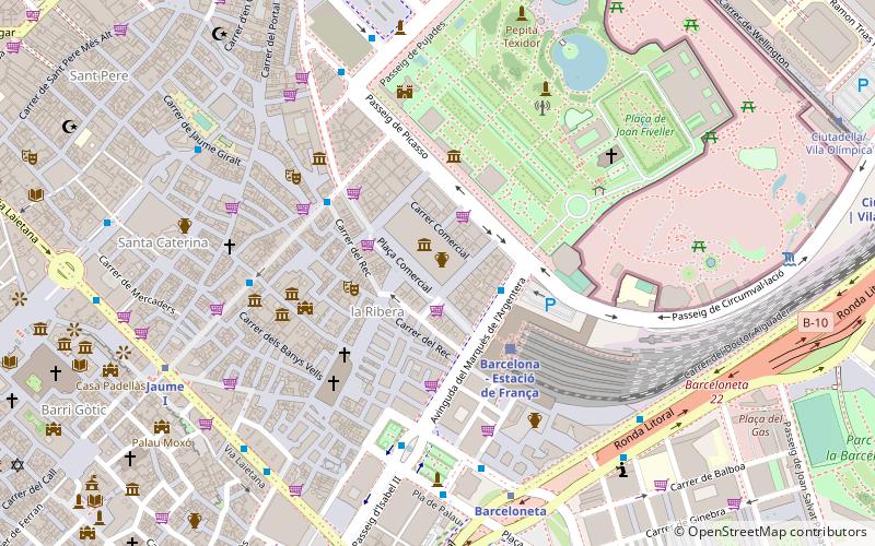 Mercat del Born location map