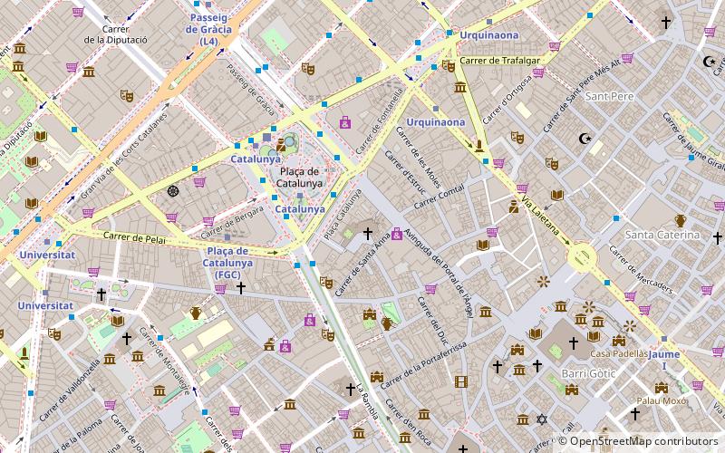 Santa Anna de Barcelona location map
