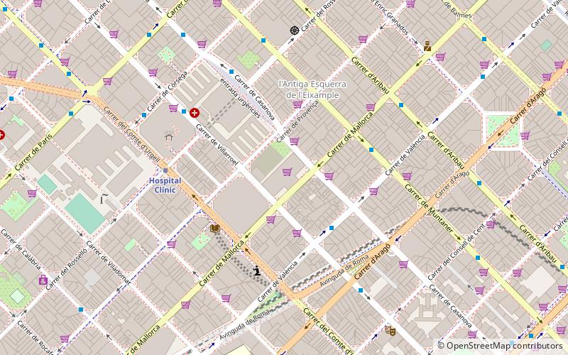 mercat del ninot barcelone location map