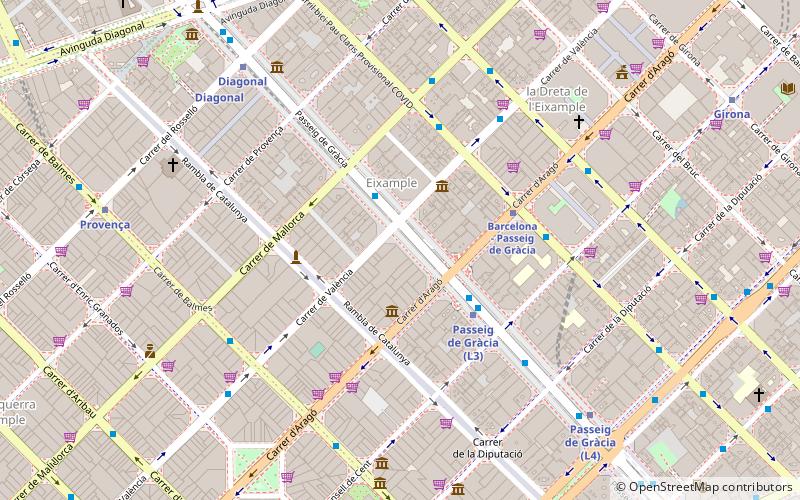bulevard rosa barcelona location map