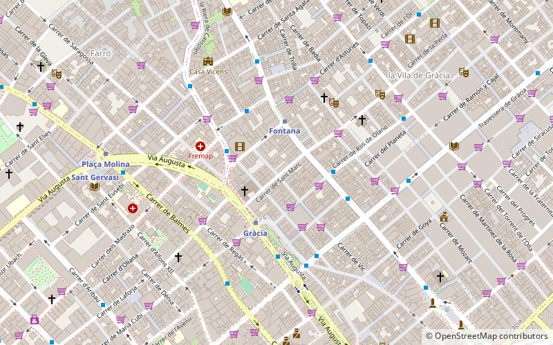 Calle de Balmes location map