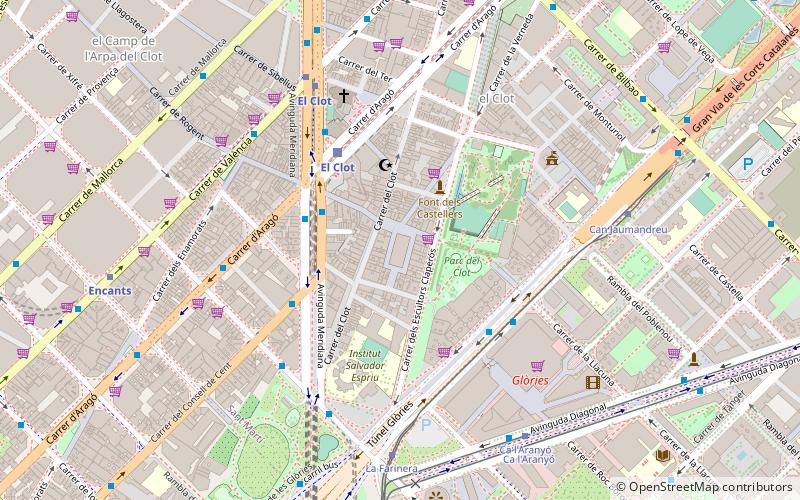 mercat del clot barcelona location map
