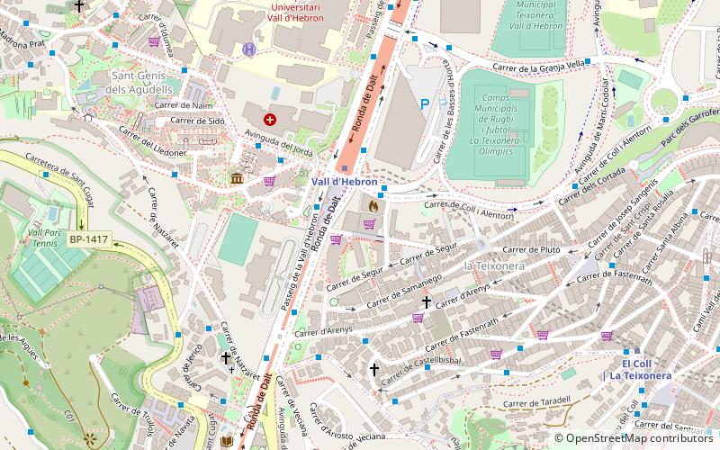 mercat municipal de la vall dhebron barcelona location map