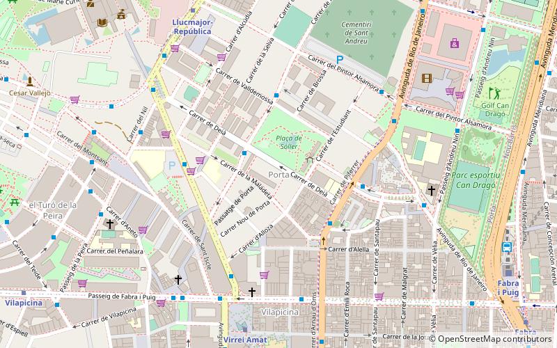 porta barcelone location map