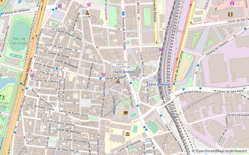 Sant Andreu location map