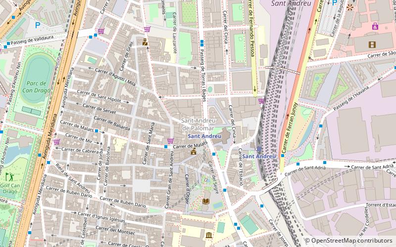 Sant Andreu de Palomar location map