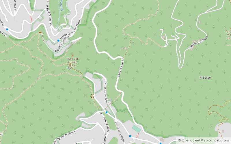 Sierra de Collserola location map