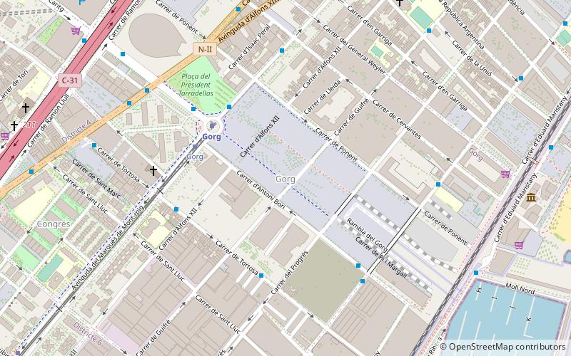 gorg alella location map