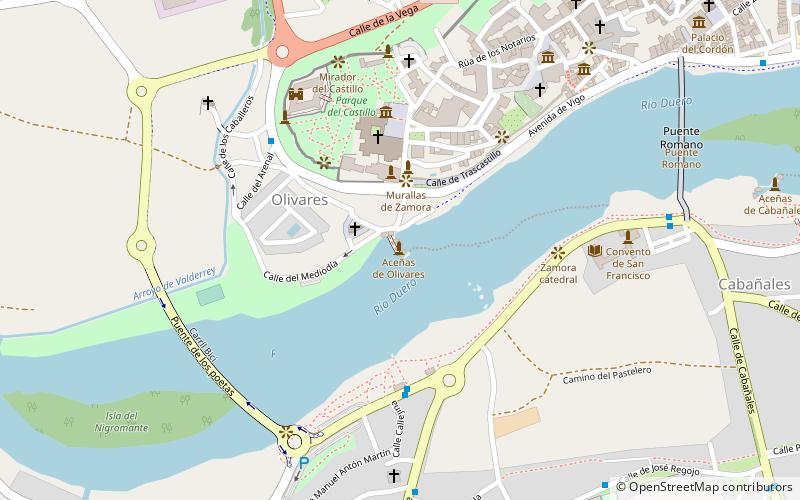 Aceñas de Olivares location map