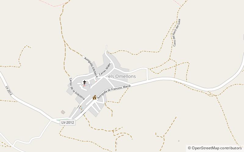 Els Omellons location map