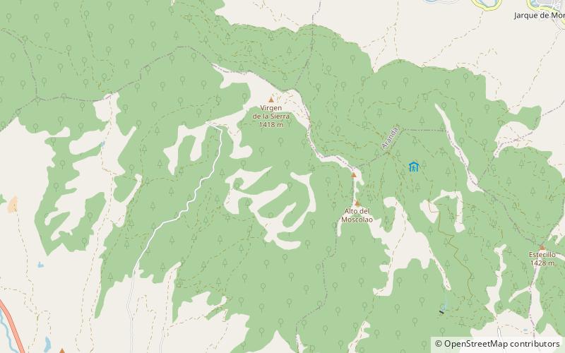 Sierra de la Virgen location map