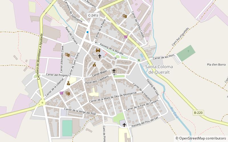 Santa Coloma de Queralt location map