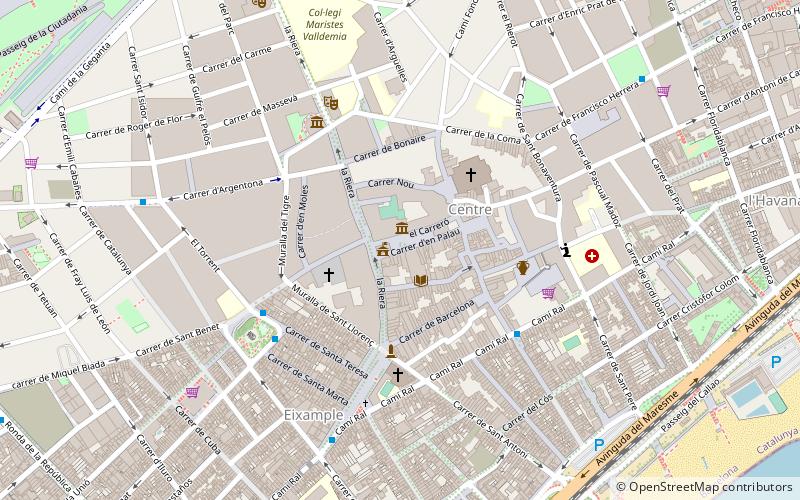 Mataró Museum location map