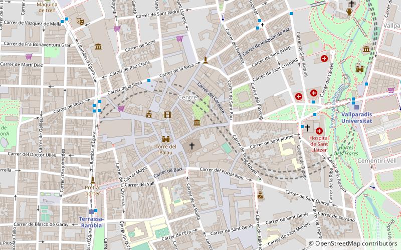 Terrassa Museum location map