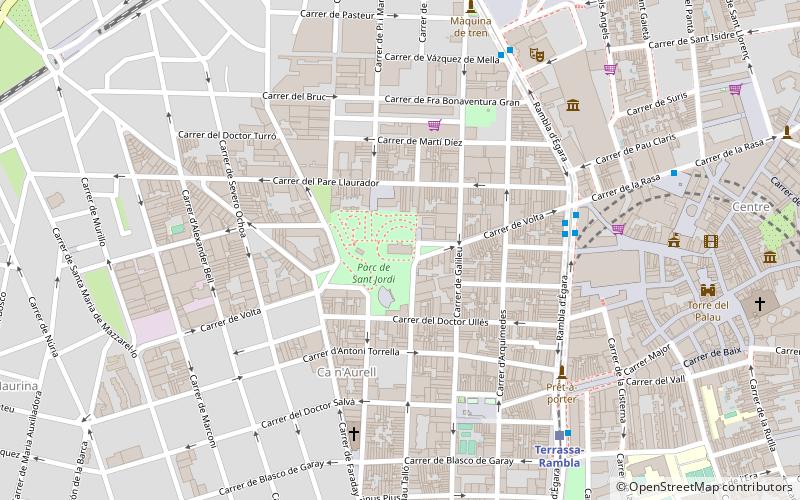 Masia Freixa location map