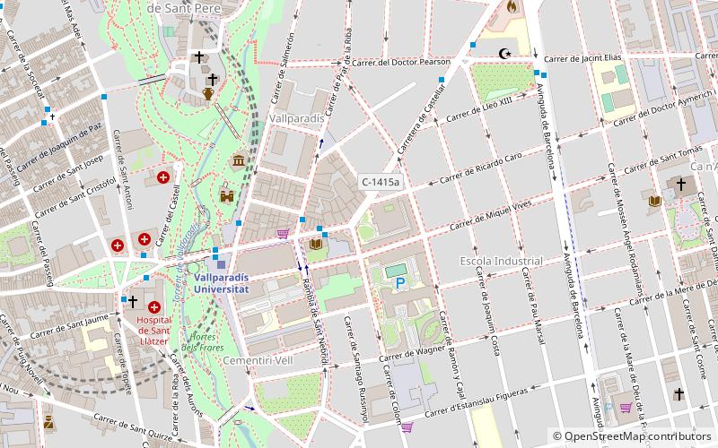 School of Industrial and Aeronautic Engineering of Terrassa location map