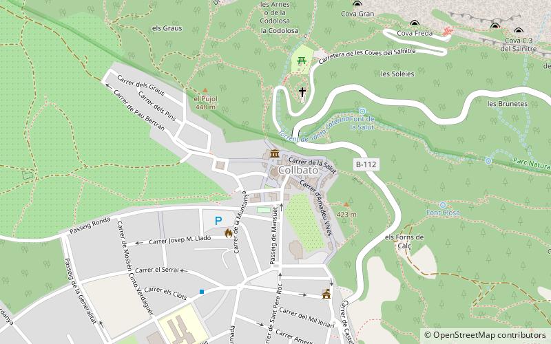 Sant Corneli location map
