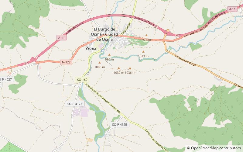 Atalaya Sur del Burgo location map