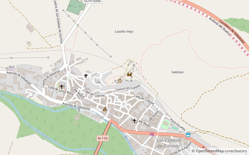 Castillo location map
