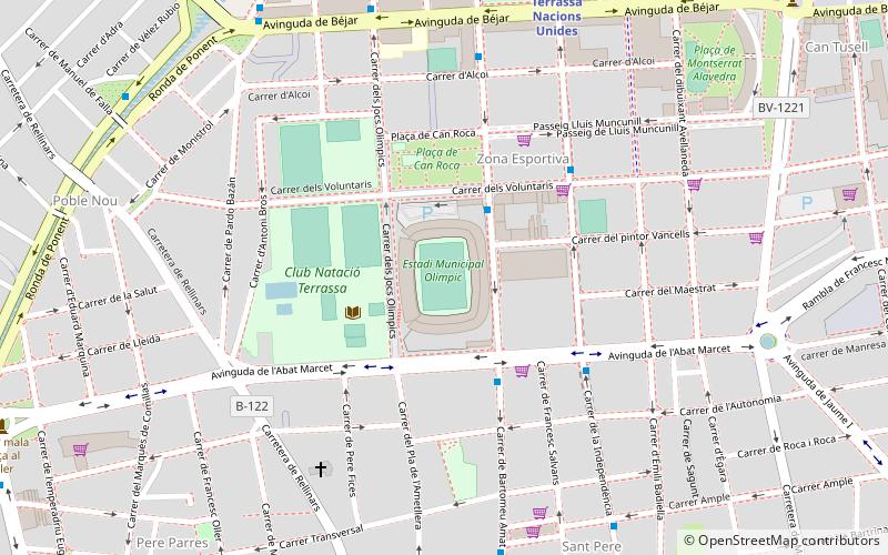 Stade olympique de Terrassa location map