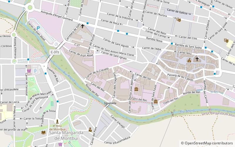 Igualada Muleteer's Museum location map