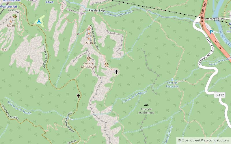 Santa Cueva de Montserrat location map