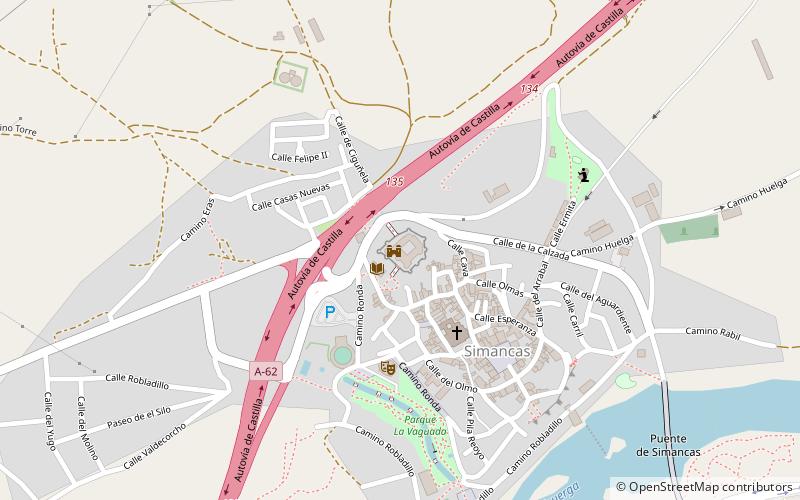 Archives générales de Simancas location map