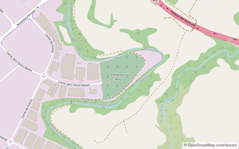 Igualada Cemetery location map