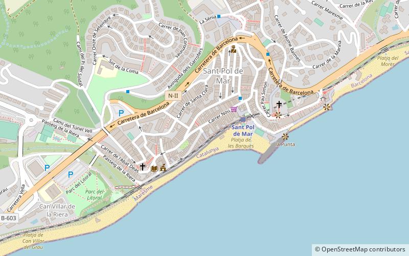 Sant Pol de Mar location map
