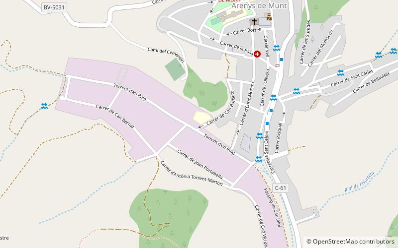 Arenys de Munt location map