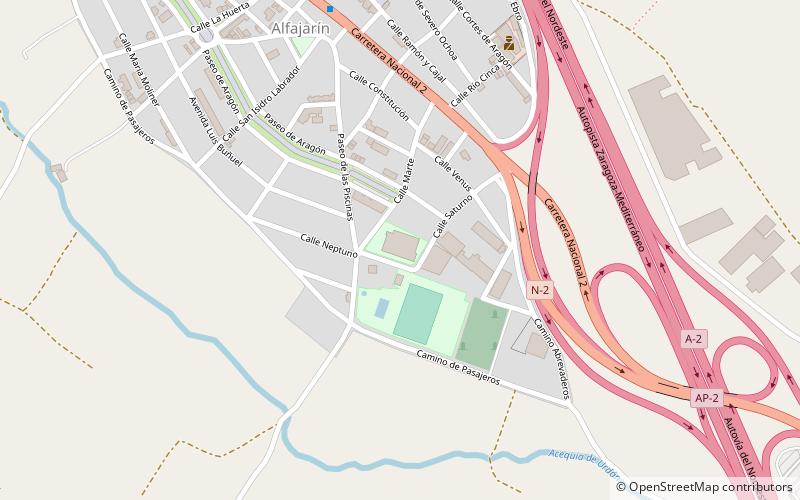 Alfajarín location map