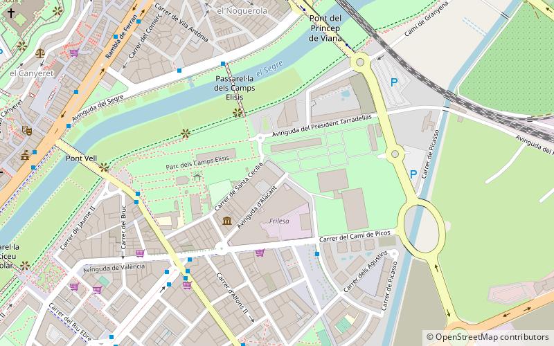 Parc Municipal dels Camps Elisis location map