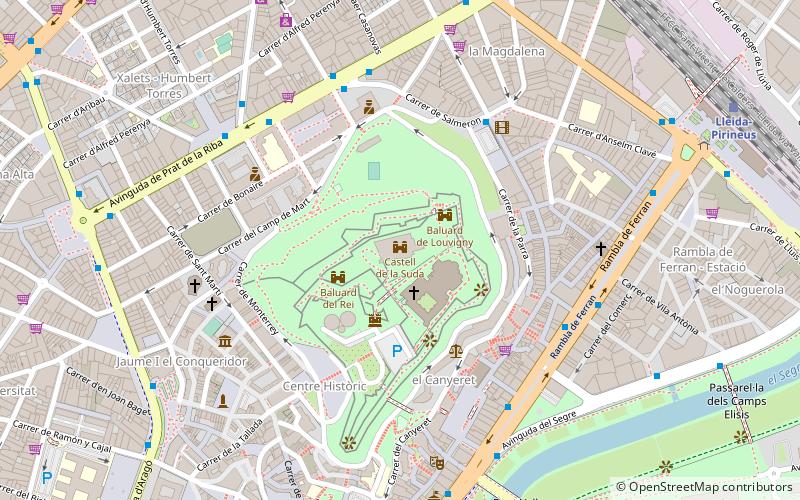 Castell de la Suda location map