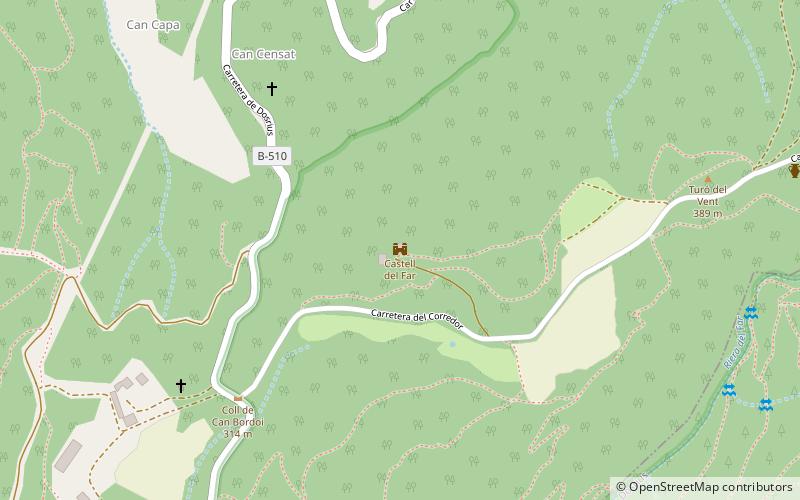 Castell del Far location map