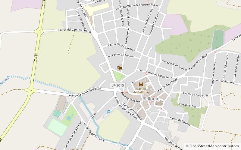 Bellpuig location map