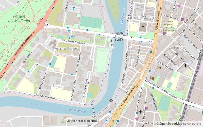 Polideportivo Pisuerga location map