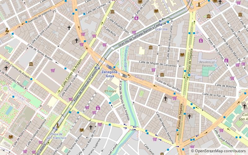 avenida francisco de goya saragossa location map